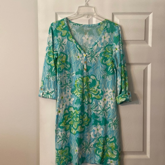 Lilly Pulitzer Dress size M excellent condition length 34” bust 34” - Picture 1 of 16